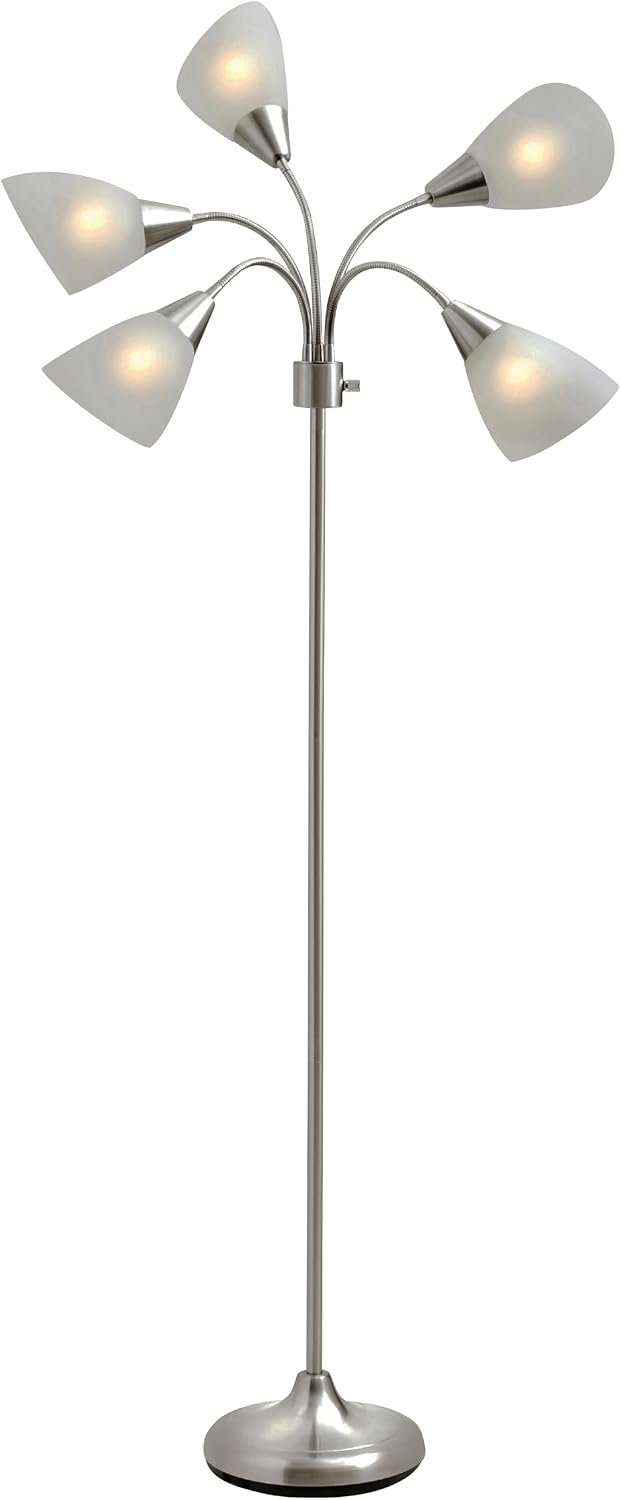 Adjustable Multi Shade Steel Floor Lamp