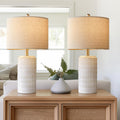 White Ceramic Modern Table Lamps
