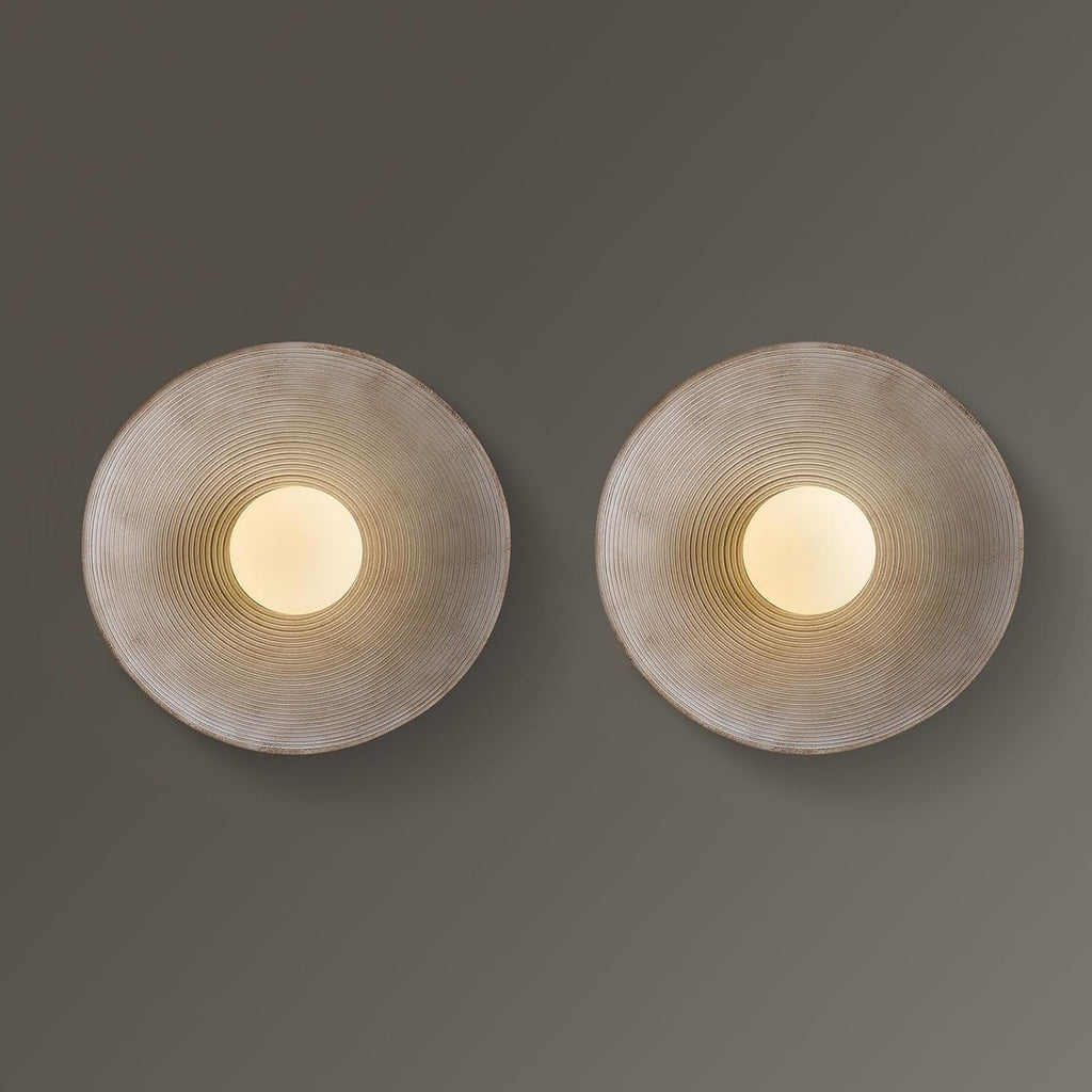 Wabi-Sabi Resin Wall Sconces