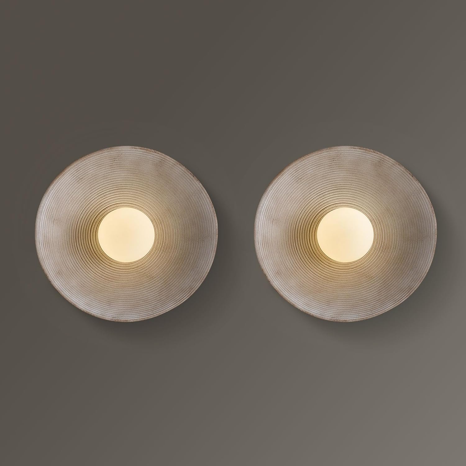 Wabi-Sabi Resin Wall Sconces