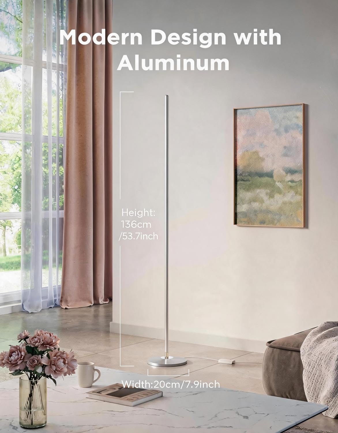 Smart RGBIC Color Changing Floor Lamp