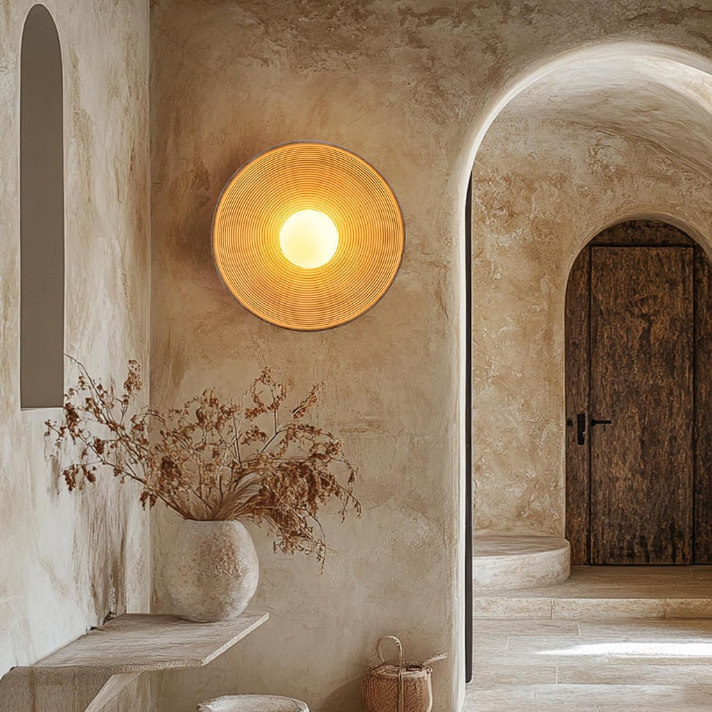 Wabi-Sabi Resin Wall Sconces